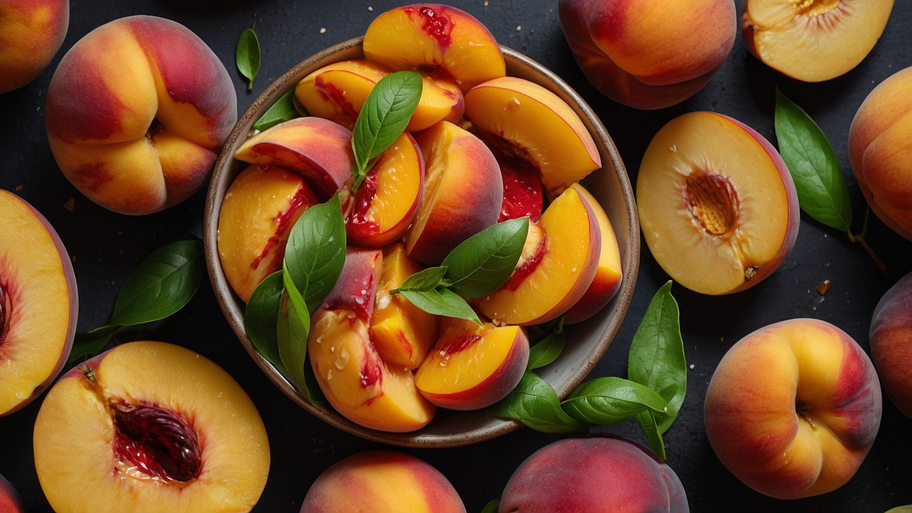 Summer Peach Fruit Salad