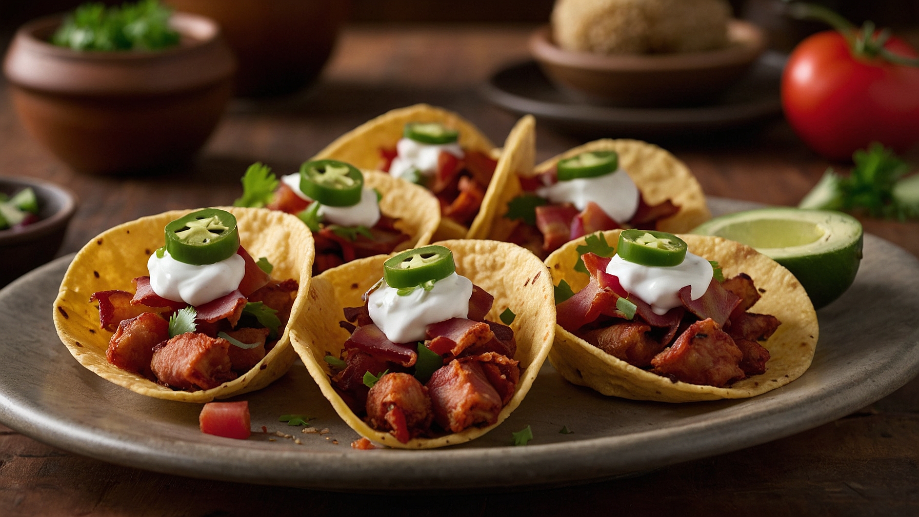 Taco Ranch Bites With Turkey Bacon