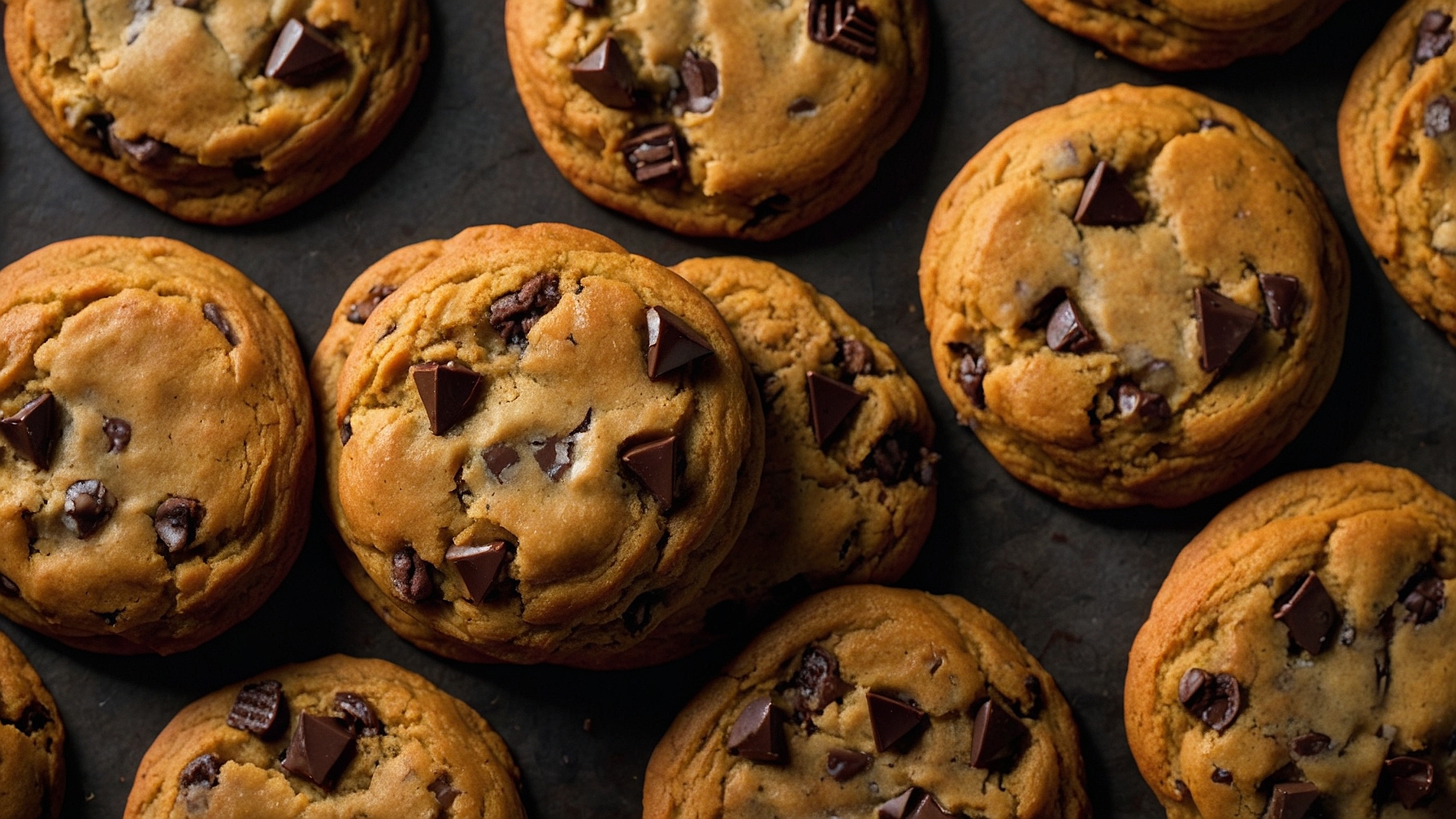 Thick Chewy Pumpkin Chocolate Chip Cookies
