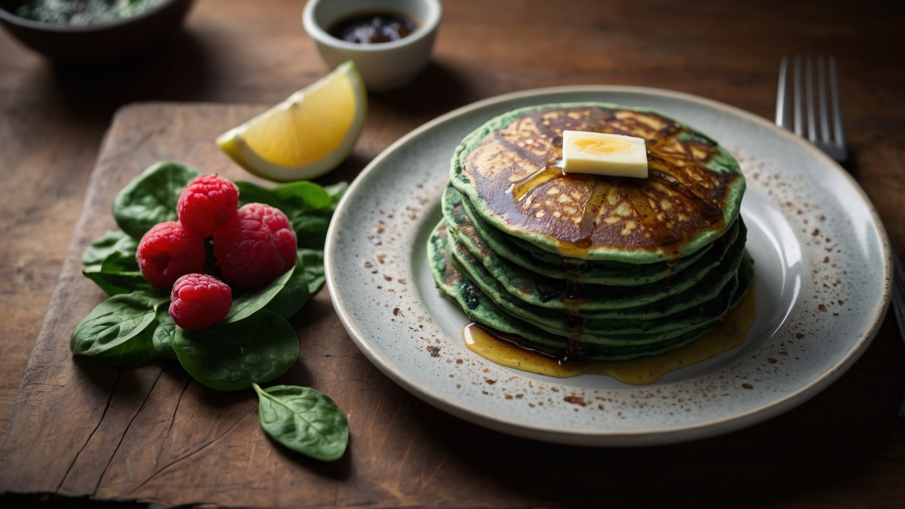 Vegan Spinach Pancakes